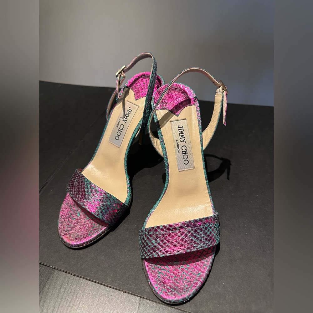 Jimmy Choo Aeon Slingback Heeled Sandals